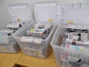 3 Totes of Stereo Install Kits