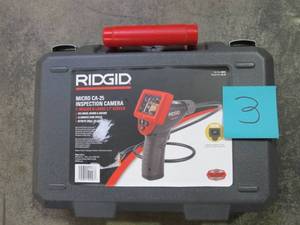 lot 3 image: Ridgid Micro CA-25 Inspection Camera