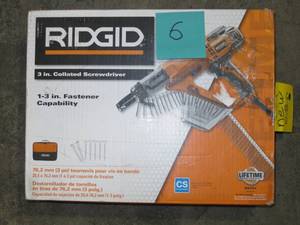 lot 6 image: RIDGID R6791 3 in. Drywall and Deck Collated Screwdriver