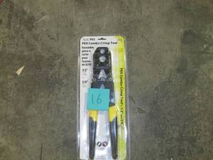 lot 16 image: Apollo 12 in. and 34 in. PEX Crimp Tool - Conbraco 69PTKH0014C