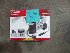 lot 27 image: Husky 12-Volt Inflator Model # HD12A