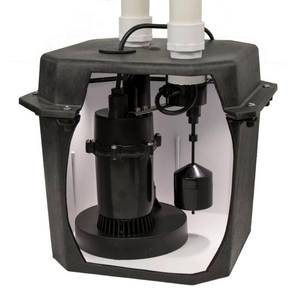 lot 38 image: Everbilt 0.25 HP Pre-Plumbed Sink Tray System Sump Pump