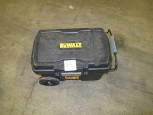 lot 56 image: DEWALT 25 in. 15 Gal. Mobile Tool Box DWST33090