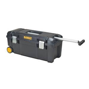 lot 57 image: DEWALT DWST28100D 28 in. 12 Gal. Mobile Tool Box - Missing Handle