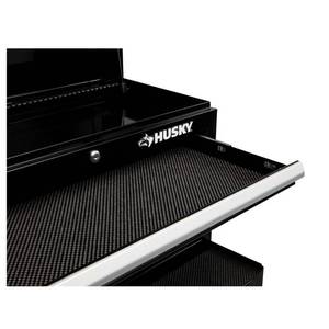 lot 68 image: Husky 26 in. W 4-Drawer Tool Chest in Gloss Black