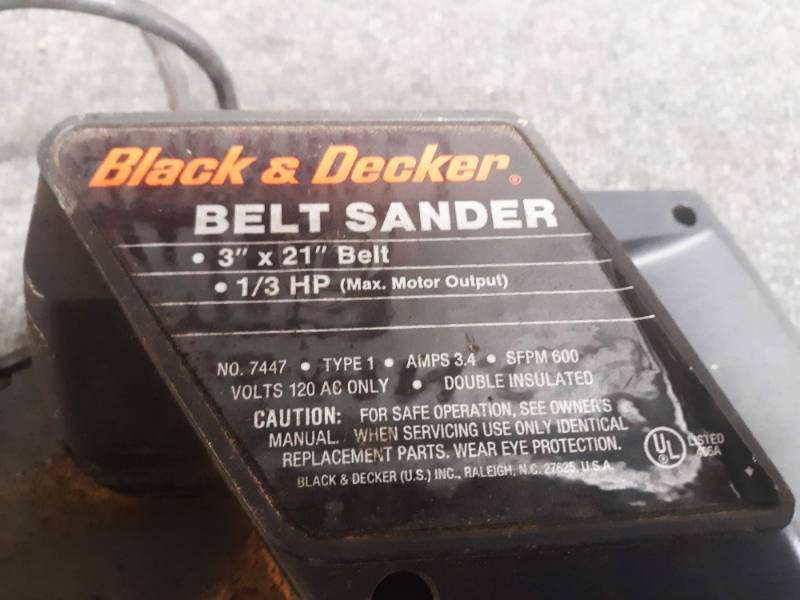 Black & Decker 7447 Parts Diagram for Sander