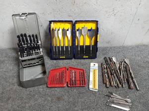 lot 116 image: Drill Bit Kits and Jigsaw Blades