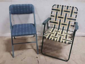lot 134 image: Lawn and Folding Chair