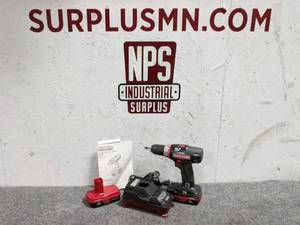 lot 79 image: Craftsman 19.2V Drill w Charger and 2 - Batteries