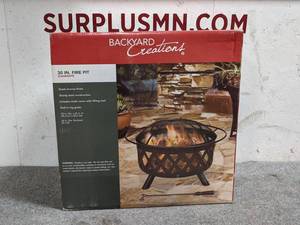 lot 92 image: NEW Fire Pit Ring 30 - Rustic Bronze
