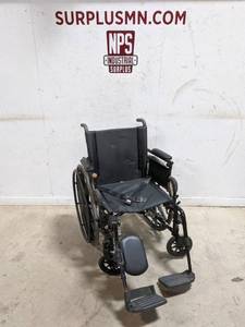 lot 146 image: Portable Invacare Wheelchair 26 Wide