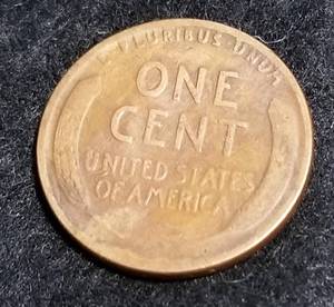 lot 29 image: 1922-D US WHEAT CENT BETTER DATE COIN