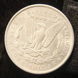 lot 10 image: 1889 MORGAN SILVER DOLLAR