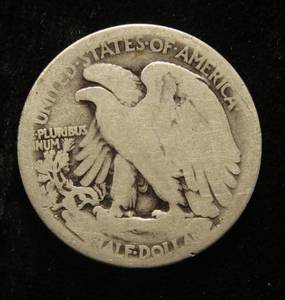 lot 14 image: 1920-S WALKING LIBERTY HALF DOLLAR