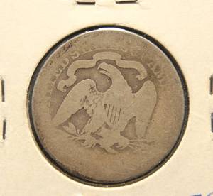 lot 31 image: 1877 SEATED LIBERTY SILVER HALF DOLLAR