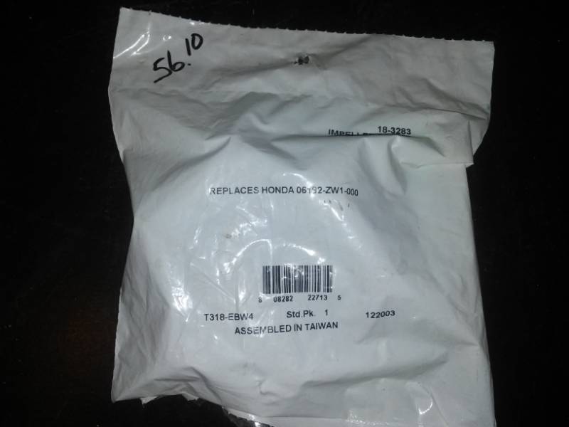 lot 4 image: Impeller repair kit - Honda.
