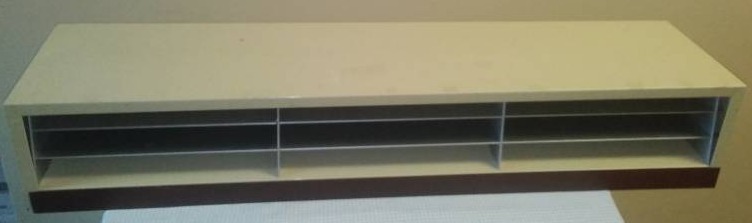 lot 65 image: Office 9 bin storage Heavy Gauge Metal