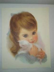 lot 24 image: 4 Girl Portraits. 60s