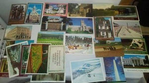 lot 41 image: New Old Stock postcards, Americana