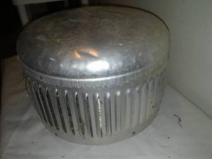 lot 57 image: Fireplace chimney cap Gas vent exhaust, Aluminum