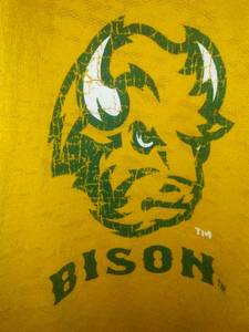 lot 116 image: NDSU Bison Adult Small retro style zipper Hoodie- nice