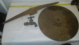 lot 97 image: Pick axe, disk, valve - Works.