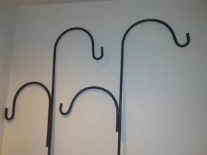 lot 143 image: 2 double Shepherds hooks