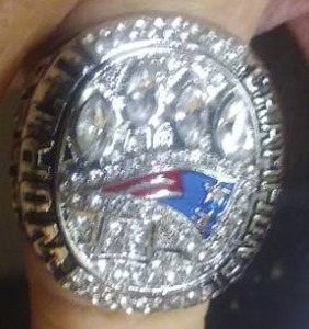 lot 239 image: New England Patriots Super Bowl Ring Tom Brady,
