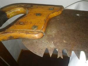 lot 257 image: Antique Tree Saw One or 2 Man Superior Brand, 40 blade.