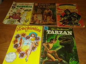 lot 285 image: Ghost Manor, Tarzan, David and Goliath, Vicki Valentine.