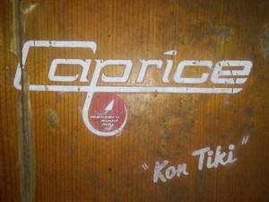 lot 307 image: Water Ski Caprice Kon Tiki all original,Western Wood.