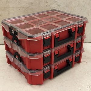 lot 96 image: Lot Of (3) Milwaukee Stackable Part...