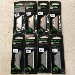 lot 159 image: Hilmor Bi-Metal Razor Blades, Total...