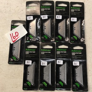 lot 160 image: Hilmor Bi-Metal Razor Blades, Total...