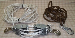 lot 108 image: Pullies and Rope