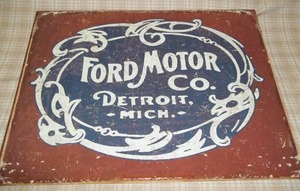 lot 133 image: Metal Sign