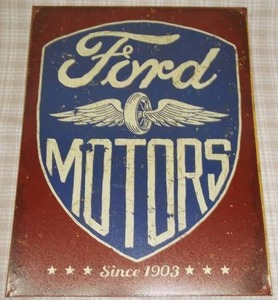 lot 134 image: Metal Sign