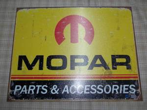 lot 144 image: Metal Sign