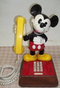 lot 145 image: Vintage Mickey Mouse Phone