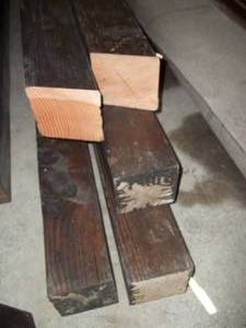 lot 158 image: 6X6 Beams