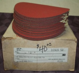 lot 181 image: Sandpaper Discs