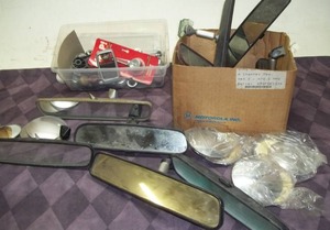 lot 205 image: Rearview Mirrors and Window Cranks