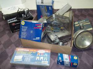lot 231 image: Automotive Headlight Parts