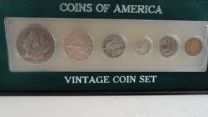 lot 3 image: 6 Coins Of America Vintage Coin Set
