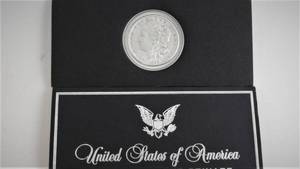 lot 6 image: 1890 S Morgan Silver Dollar