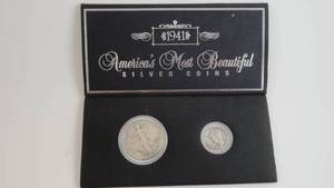lot 9 image: 1941 America Most Beautiful Silver Coins