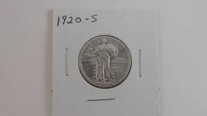 lot 19 image: 1920 S Standing Liberty Quarter