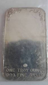 lot 25 image: One Troy Ounce .999 Fine Silver