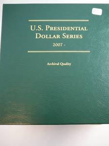 lot 61 image: 2007 US Presidential Dollars Book