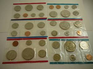 lot 63 image: 1974,1978,1981 Uncirculated Coin Set
